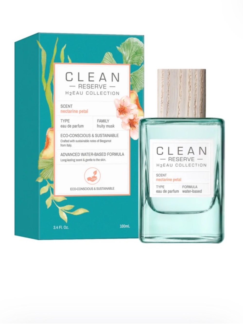 Clean Reserve H2EAU Collection Nectarine Petal 100 mL NEW